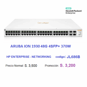 HPE ARUBA IOn 1930 48G Gigabit CL4 PoE 4SFP+370W-JL686B