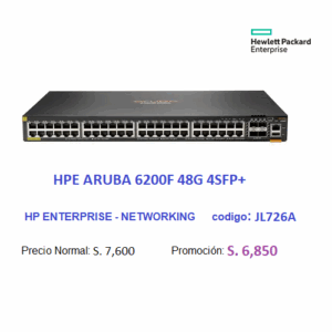 HPE Aruba 6200F 48G 4SFP+ - JL726A