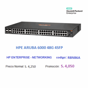 HPE Aruba 6000 48G 4SFP - R8N86A