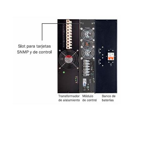 UPS CDP UPO22-6RTAX On-Line, 6000VA, 6000W. - Imagen 5