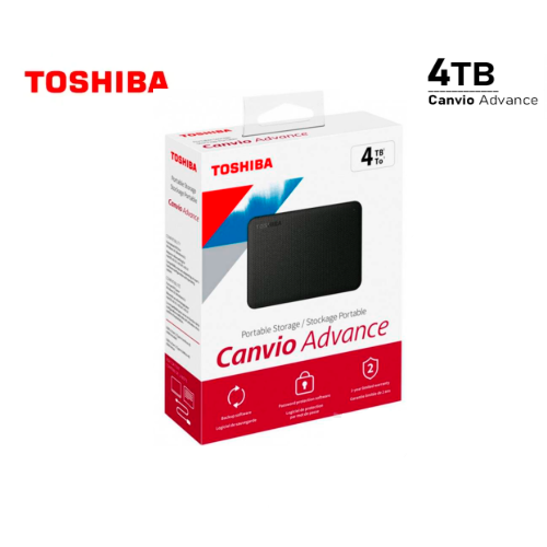 Disco duro externo Toshiba CANVIO ADVANCE 4TB - HDTCA40XK3CA - Imagen 3