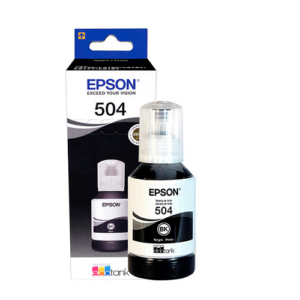 Botella de tinta EPSON T504120, color negro,