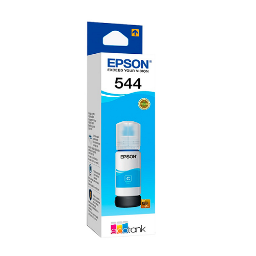 Botella de tinta EPSON T544220, color Cyan