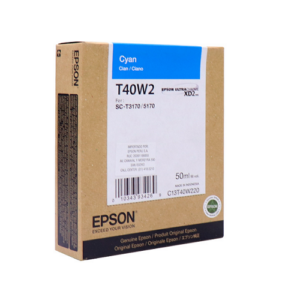 Tinta EPSON T40W220, color Cian
